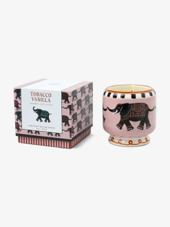 Adopo Elephant Ceramic Candle - Tobacco Vanilla