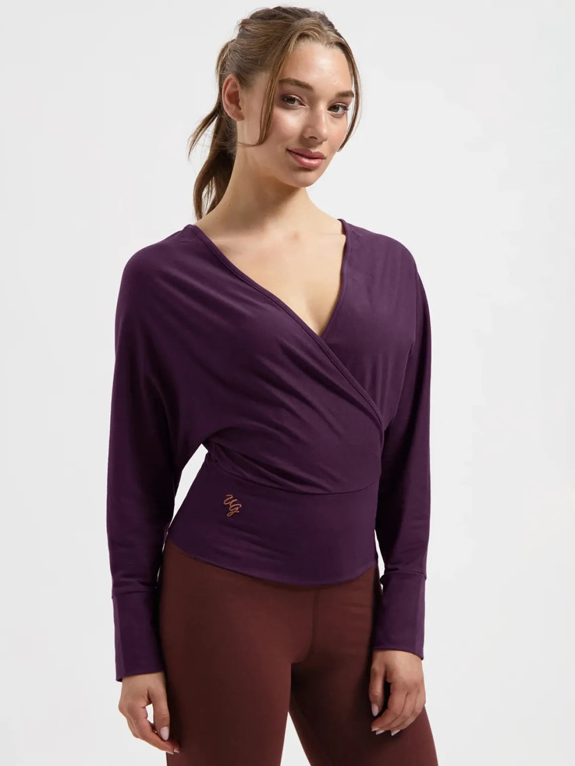 Ala Long Sleeve Yoga Top - Bloom