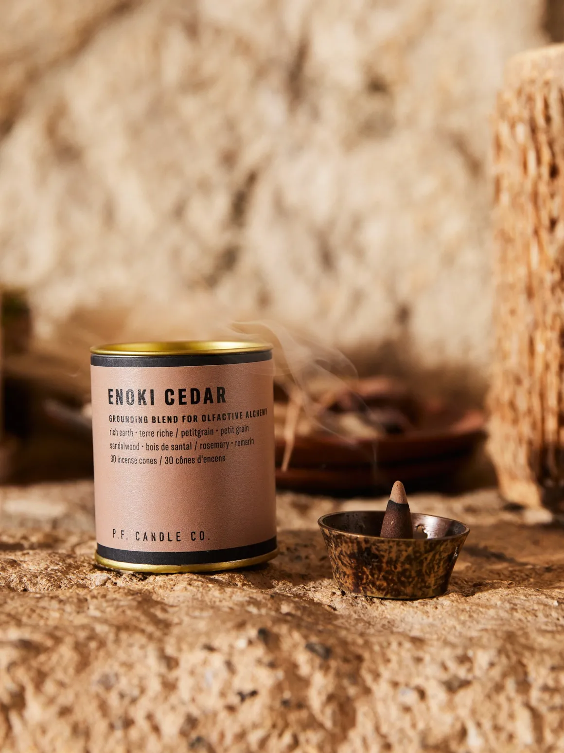 Alchemy Incense Cones - Enoki Cedar