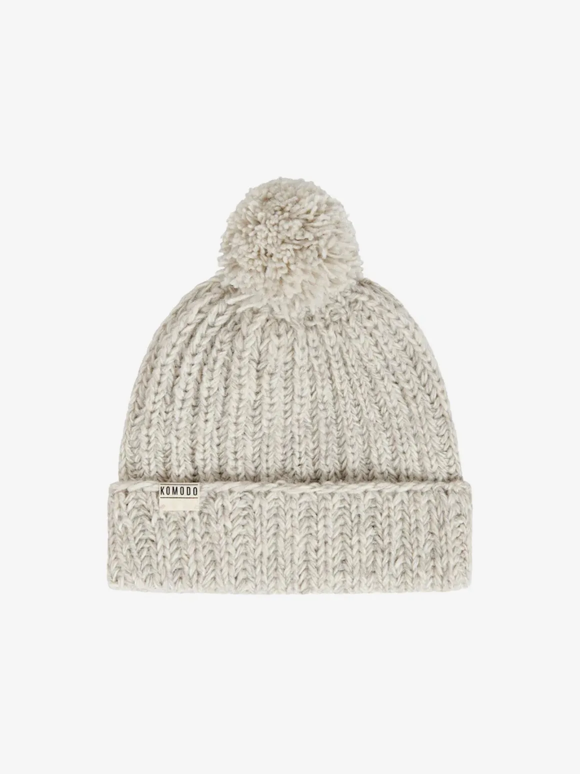 Alpine Lambswool Bobble Hat - Natural