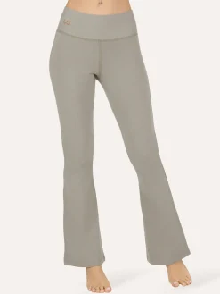 Anandafied Flared Yoga Pants - Smoky Quartz
