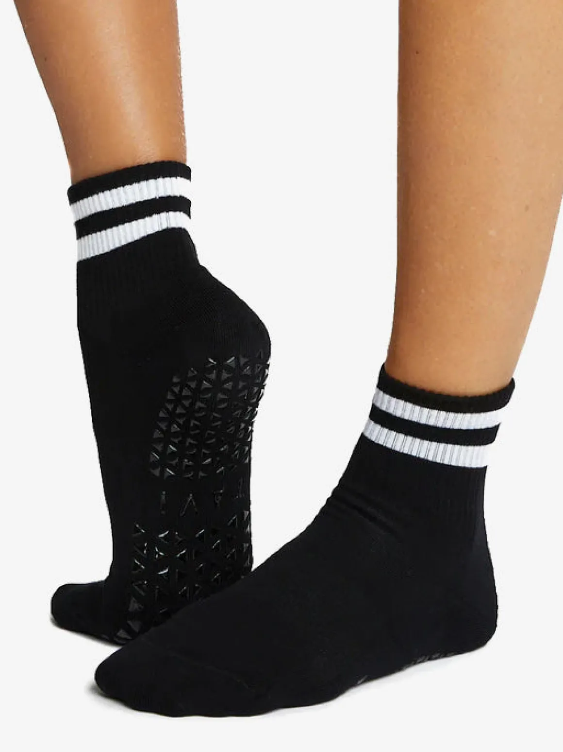 Aria Grip Socks - Ebony