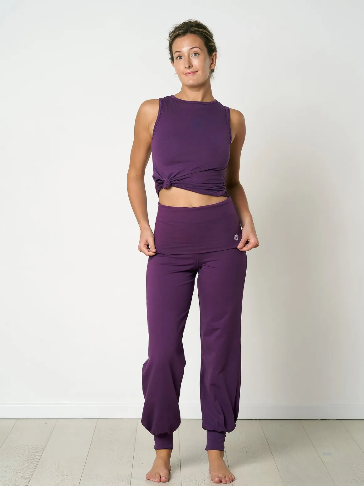 Aspire Harem Pants - Grape