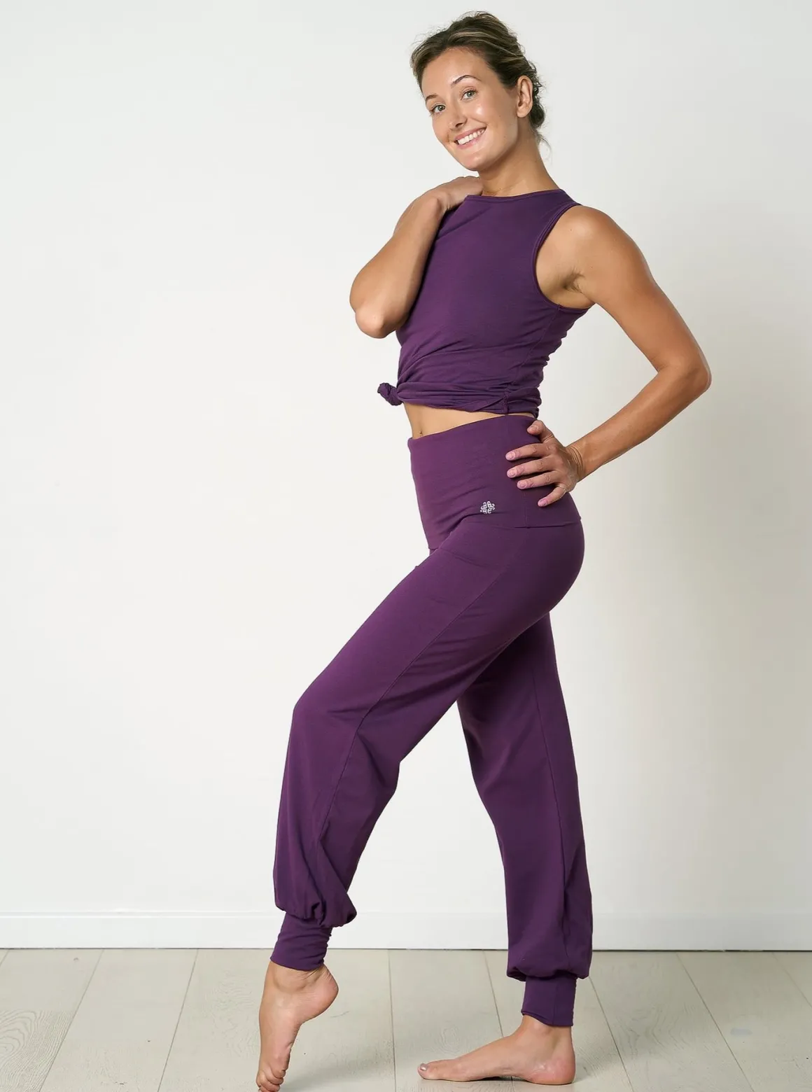 Aspire Harem Pants - Grape