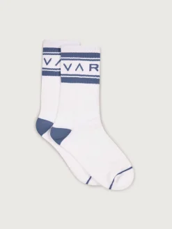 Astley Active Sock - White/Ash Blue