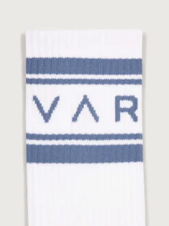 Astley Active Sock - White/Ash Blue