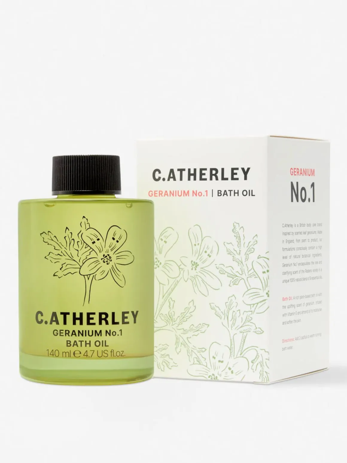 Bath Oil 140ml - Geranium No.1