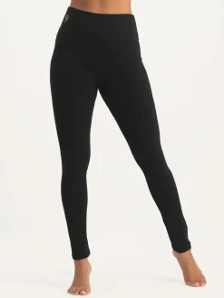 Bhaktified Yoga Leggings - Onyx Black
