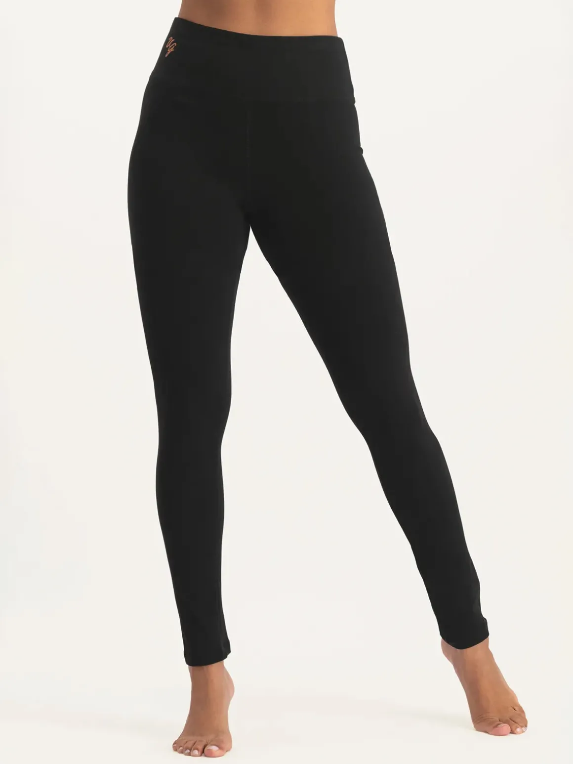 Bhaktified Yoga Leggings - Onyx Black