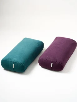 Brushed Organic Cotton Rectangular Bolster