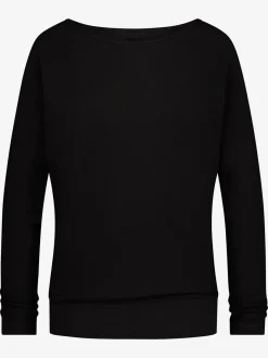 Budhi Long Sleeve Yoga Top - Onyx Black