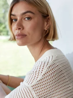 Callie Knit Top - Egret