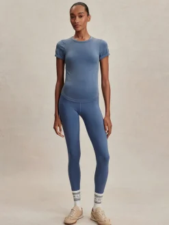 Casper Seamless Tee - Bijou Blue