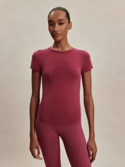 Casper Seamless Tee - Rich Raspberry