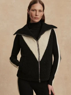 Caspian Sherpa Gilet - Black