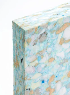 Chipped Foam Half Yoga Block