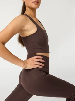 Compressive Flare Legging - Driftwood