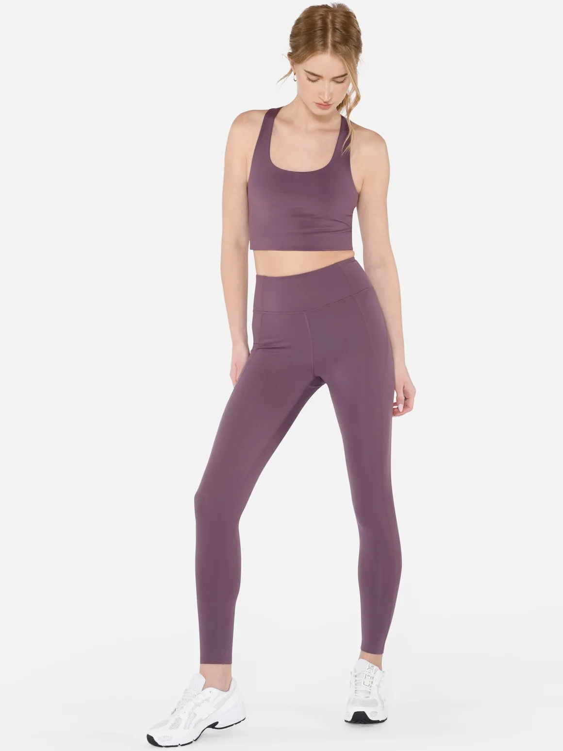 Compressive High-Rise Leggings - Dahlia