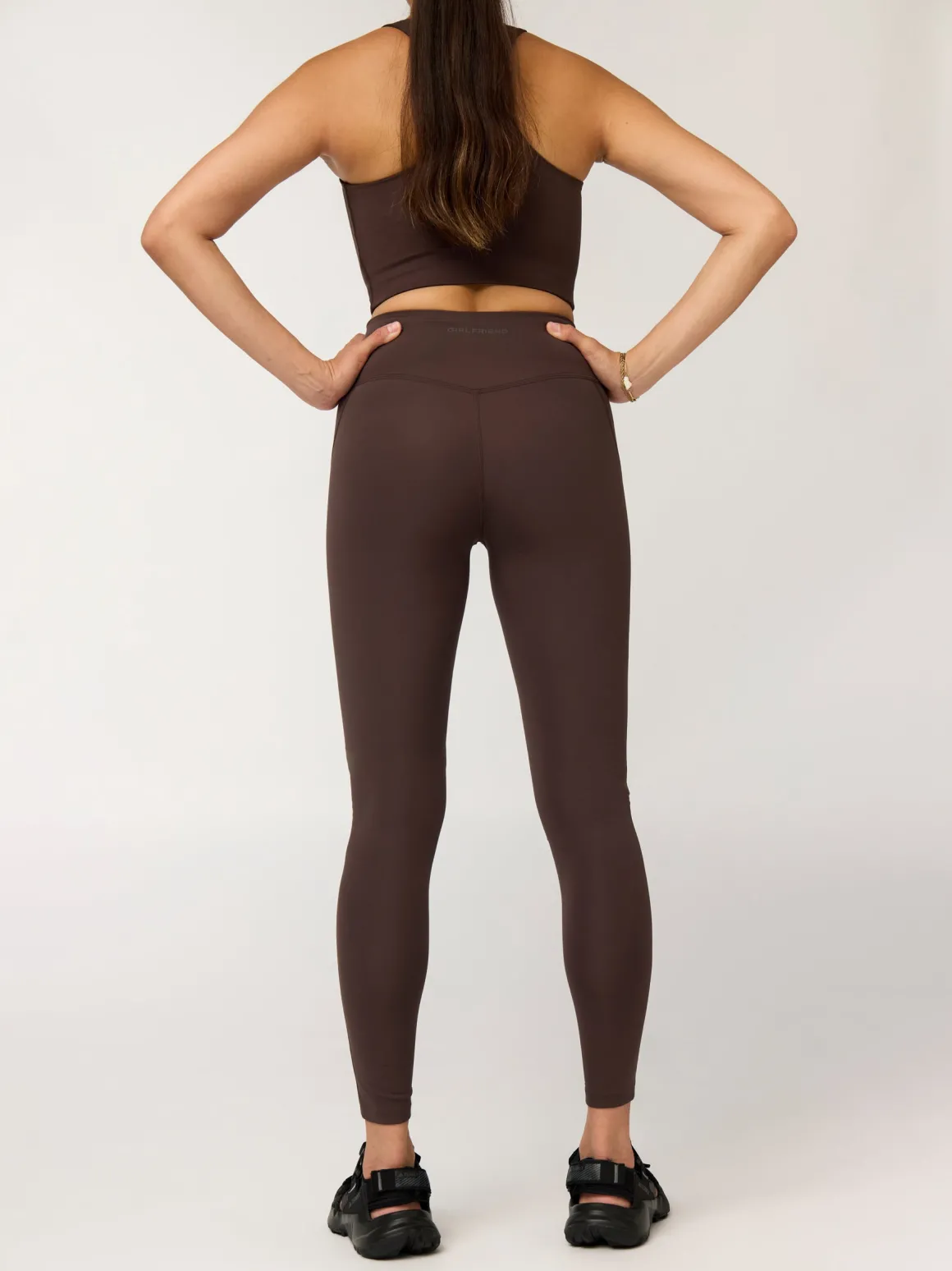 Compressive High-Rise Legging - Driftwood