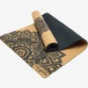 Cork Mat 3.5mm - Mandala Black