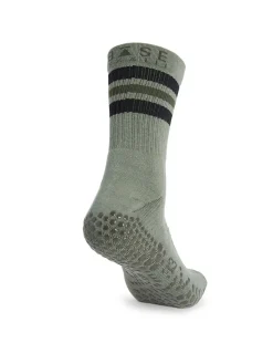 Crew Grip Socks - Olive Stripe