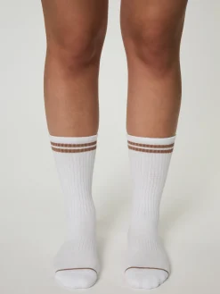 Crew Socks - Brownie Striped