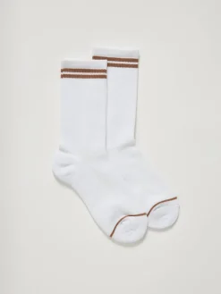 Crew Socks - Brownie Striped