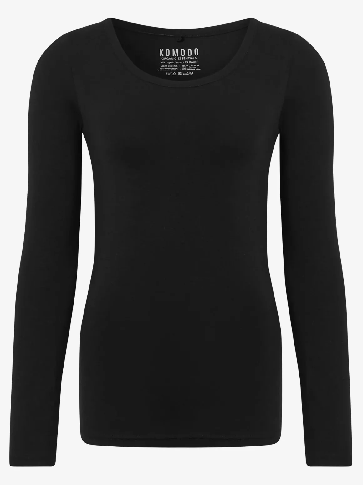 Darcey Long Sleeved Top - Black