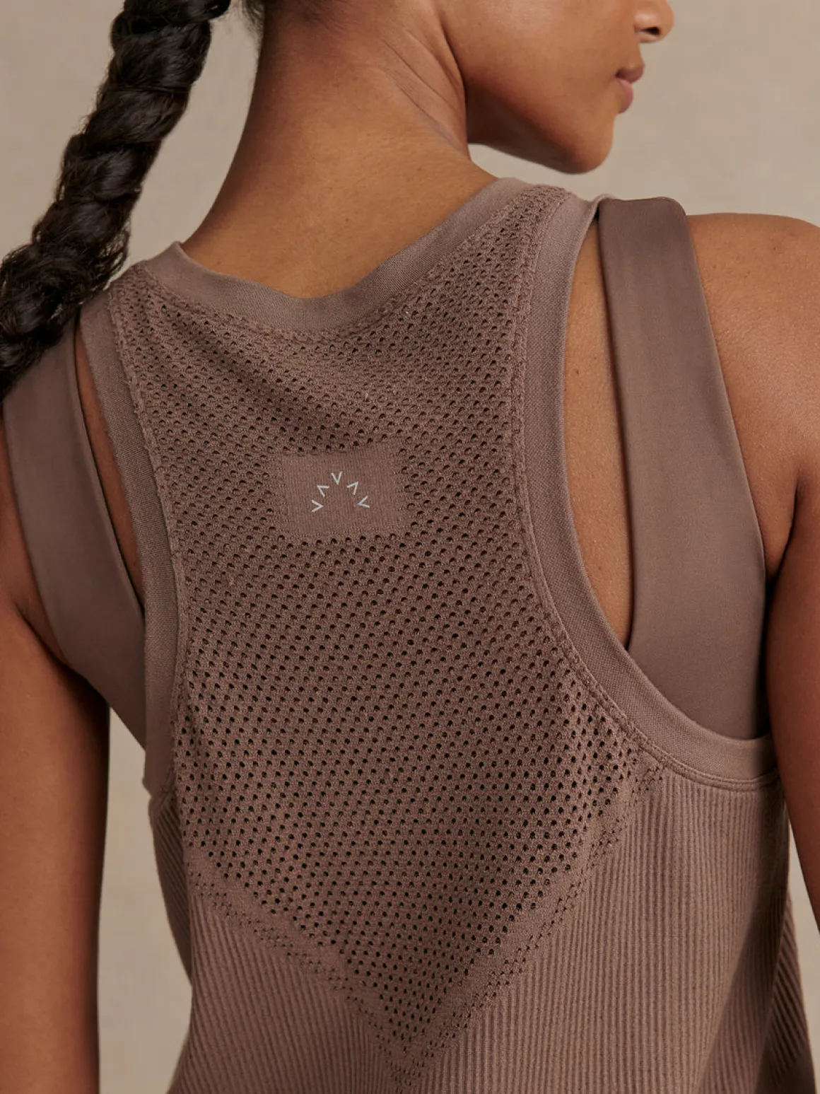 Dayna Seamless Tank - Coffee Quartz