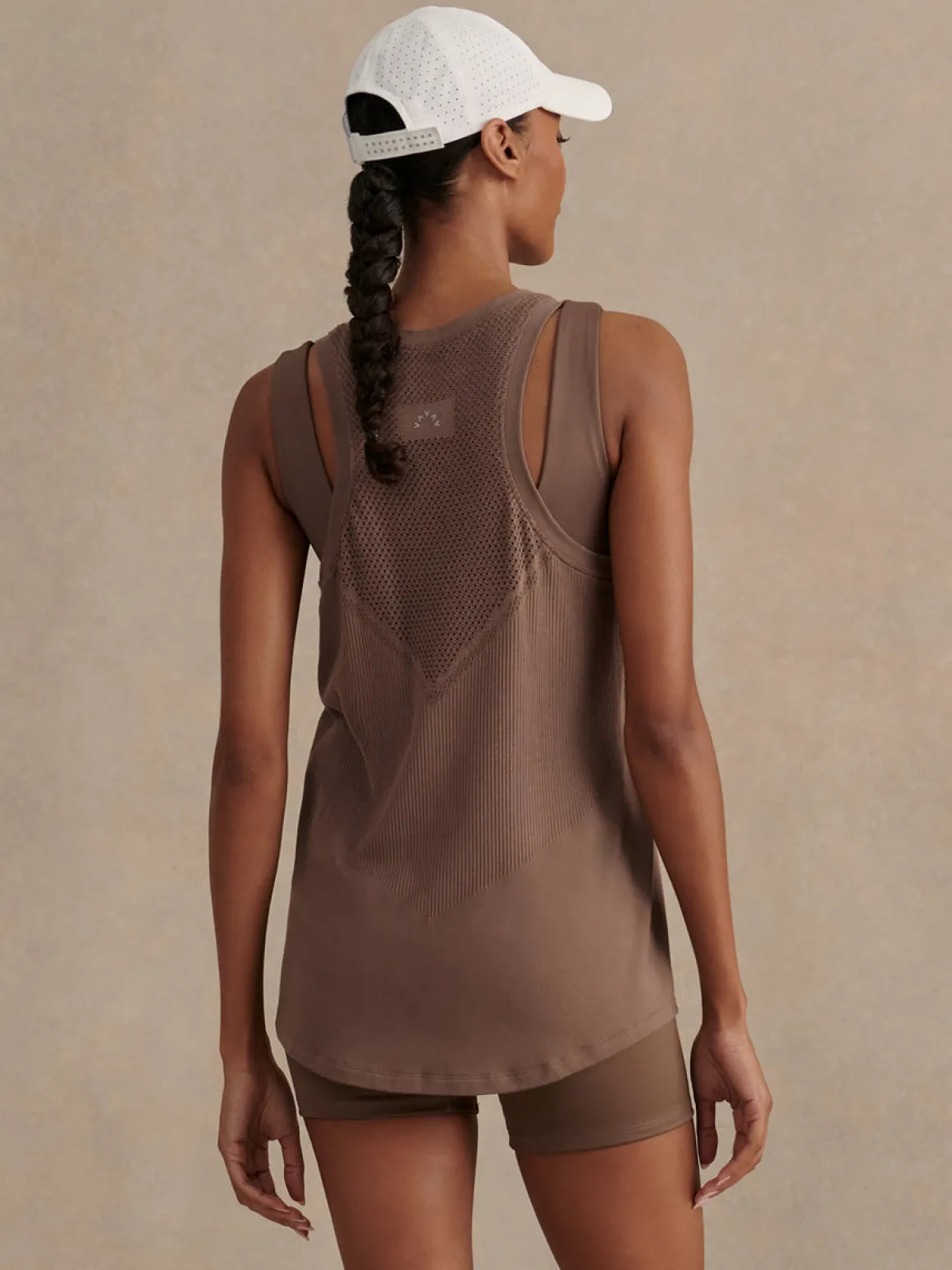 Dayna Seamless Tank - Coffee Quartz