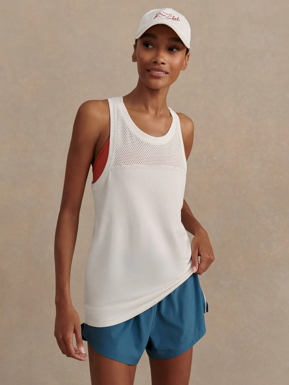 Dayna Seamless Tank - White