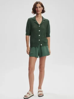 Ellie Knit Shirt - Cilantro