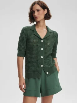 Ellie Knit Shirt - Cilantro