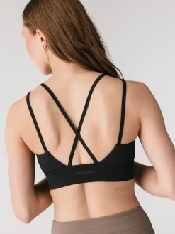 Float Gigi Strappy Bra - Black
