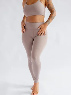 Float High Rise Leggings - Heather Cocoon