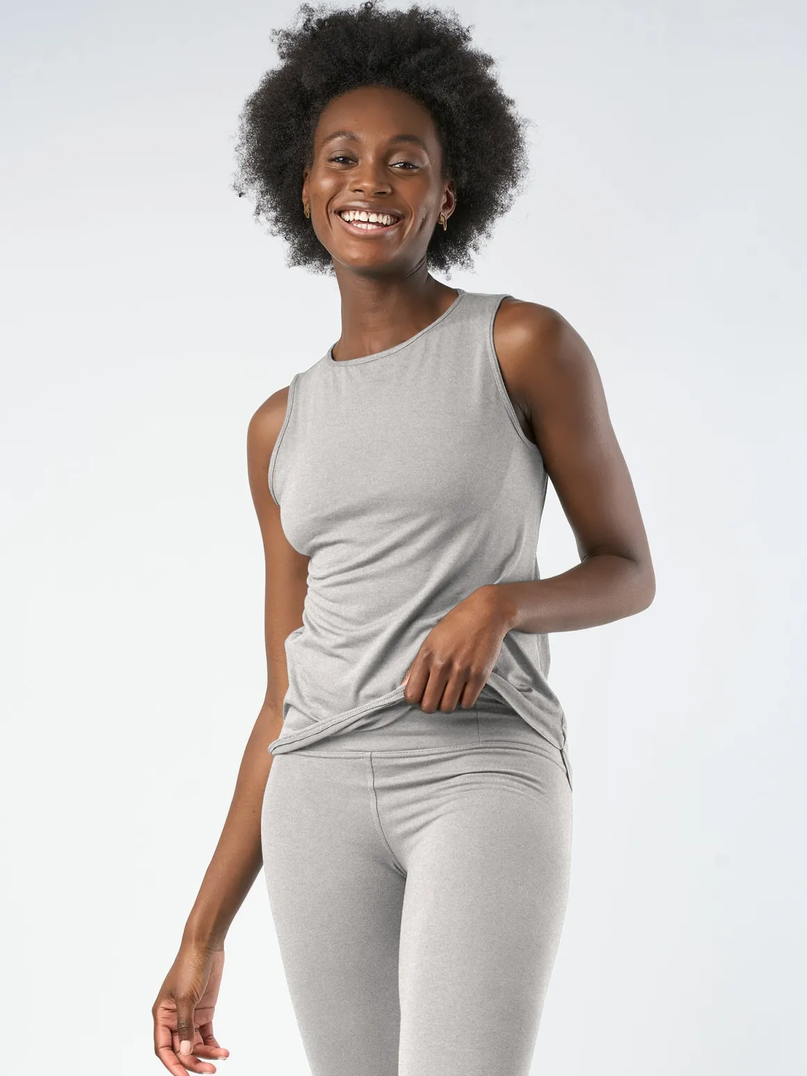Freedom Yoga Vest - Marl Grey