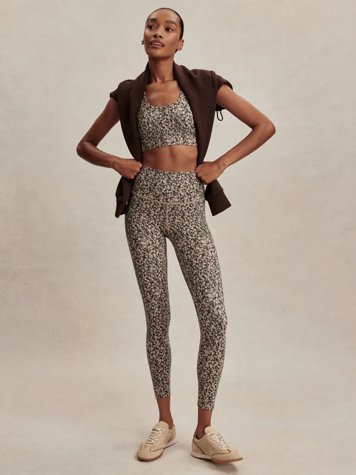 Freesoft High Rise Legging 25 - Dappled Floral