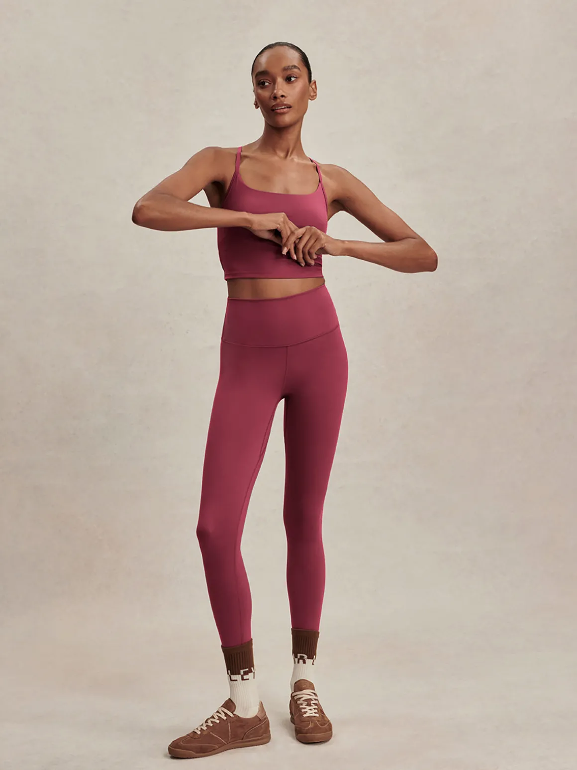 Freesoft High Rise Legging 25 - Rich Raspberry