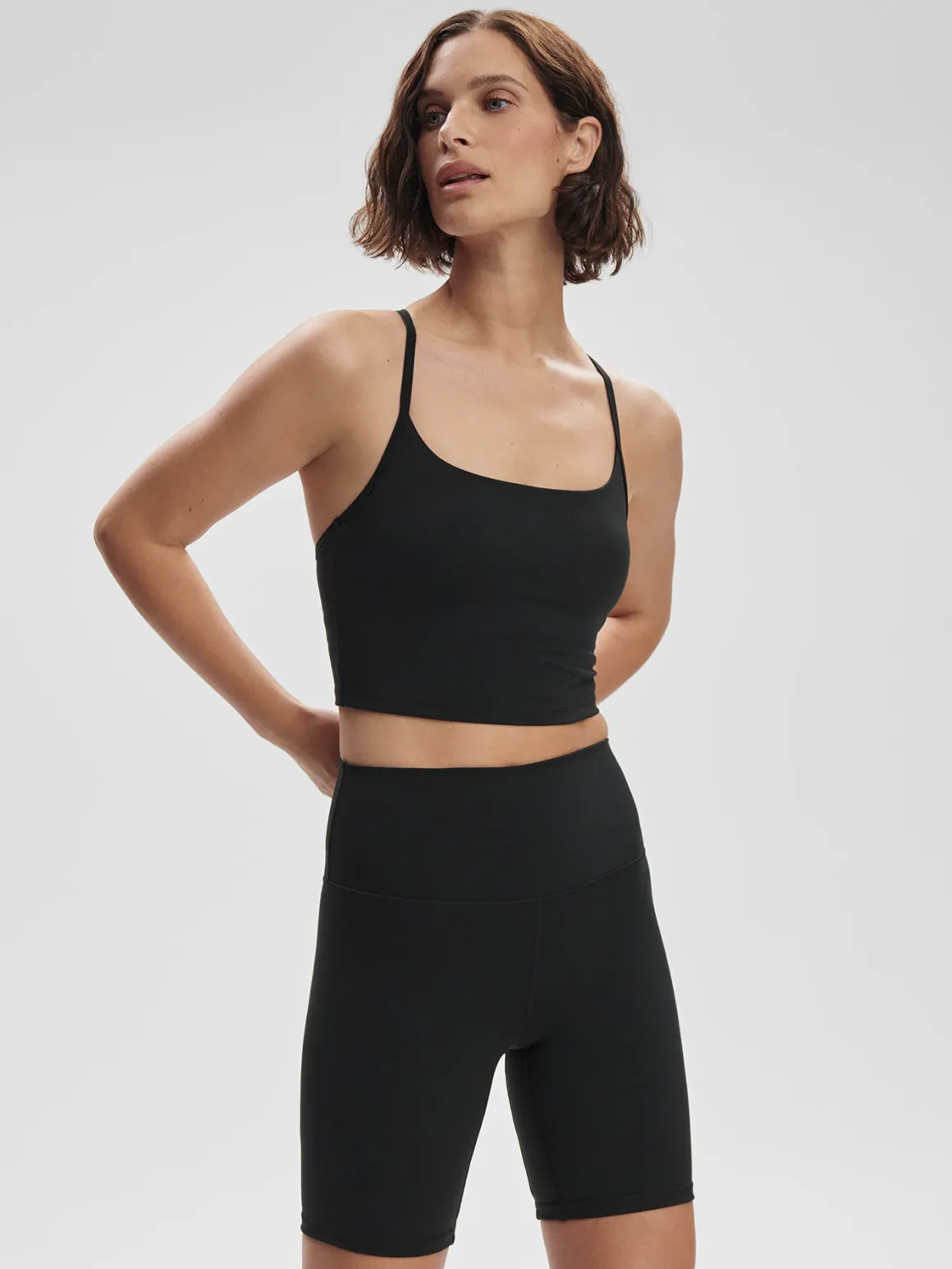 Freesoft High Rise Short 7 - Black