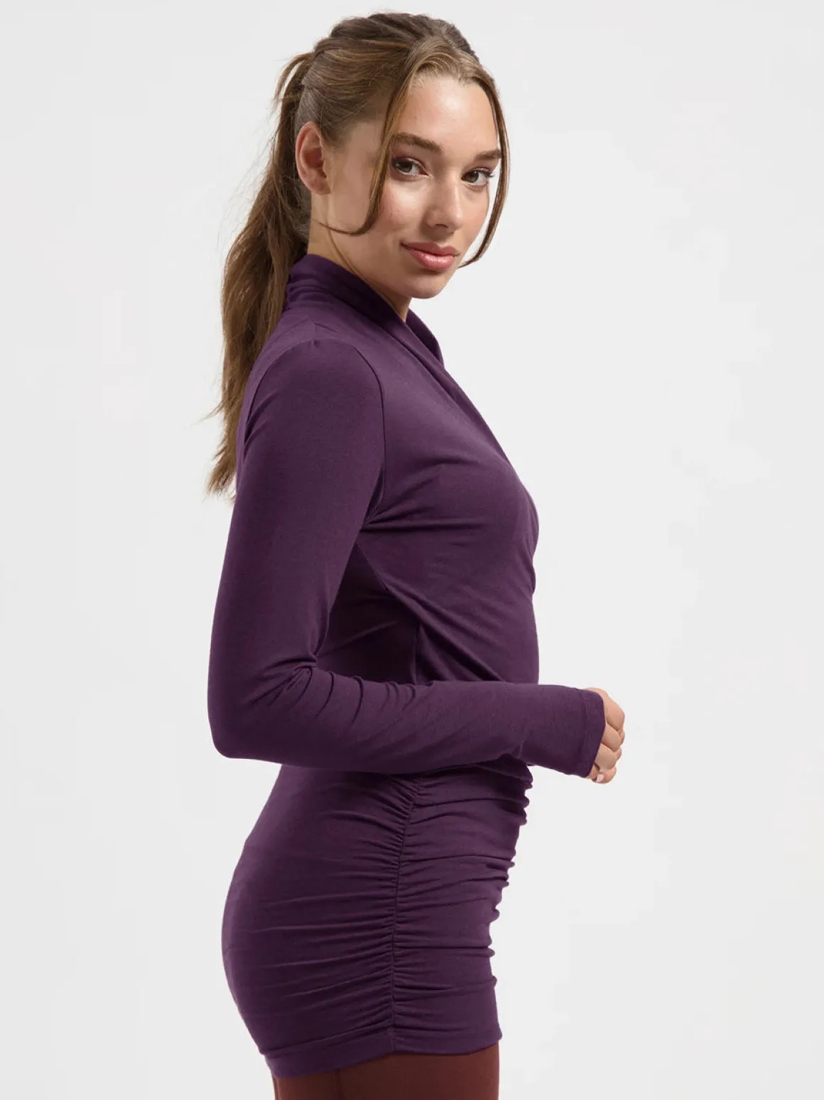 Good Karma Long Sleeve Yoga Top - Bloom