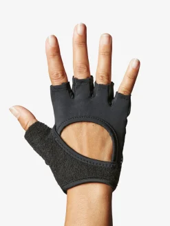 Half Finger Grip Gloves - Ebony