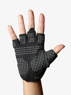 Half Finger Grip Gloves - Ebony