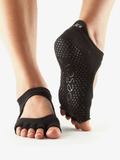 Half Toe Bellarina Grip Socks - Black