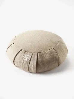 Hemp Buckwheat Zafu Meditation Cushion - Natural