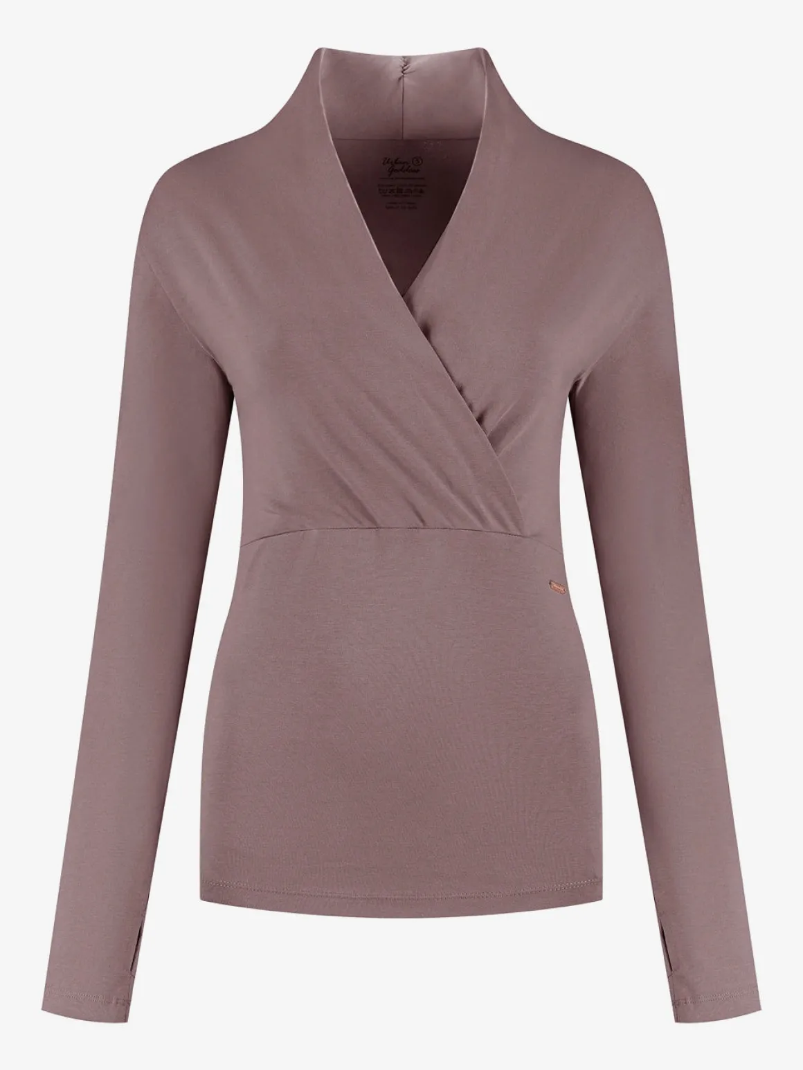 Ishtar Long Sleeve Yoga Top - Fireclay