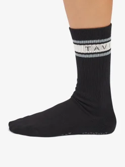 Kai Grip Socks - Ebony Mirage Stripe