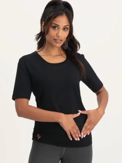 Kami Yoga Tee - Onyx Black
