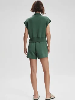 Kelly Half Zip Sweat - Cilantro