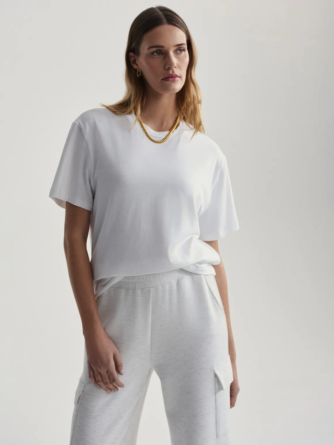 Leighton Boyfriend Tee - White