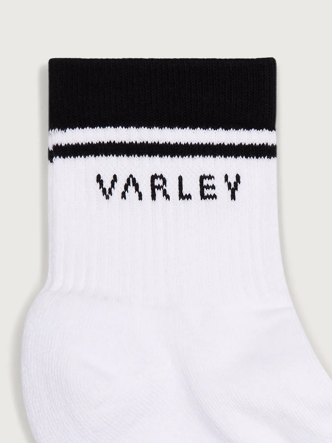 Lenni Half Crew Sock - White/Black